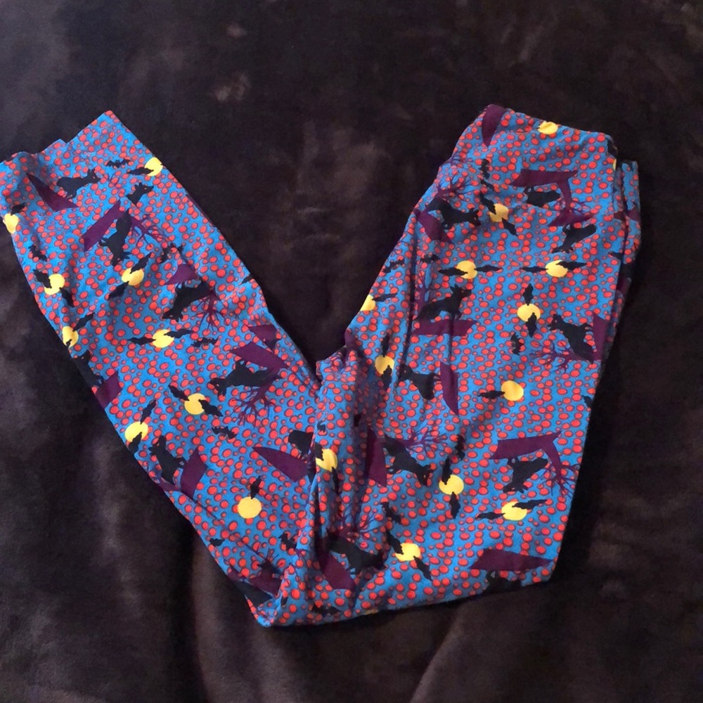 LuLaRoe Halloween leggings size O/S
